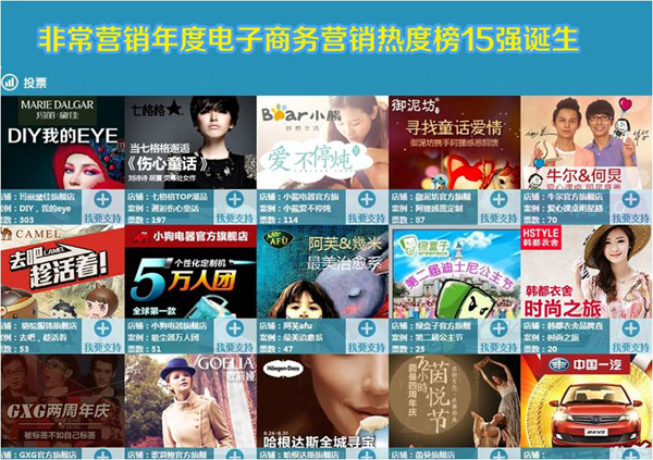 2012电子商务营销热度榜15强诞生